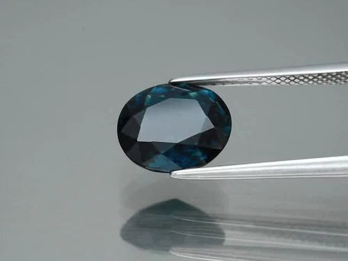 CERTIFICATE Incl.*3.12ct VVS Oval Natural Unheated Blue Indicolite Tourmaline - Video 1 of 1