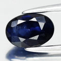 0.72ct 6x4.2mm Oval Deep Blue Sapphire - Ceylon Gemstone