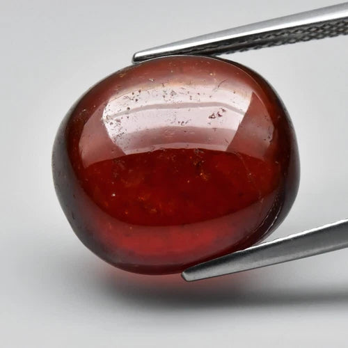 13.60ct 14.8x13mm Cushion Cab Natural Medium Orange Hessonite Garnet, Africa
