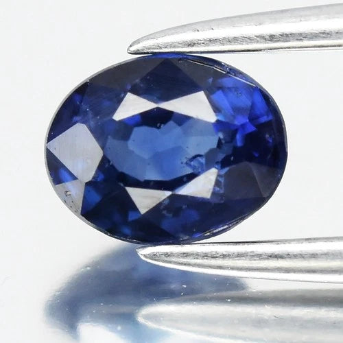 0.48ct 5x3.8mm Oval Blue Sapphire - Ceylon Gemstone