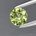0.25ct 3.8mm VVS Round Brilliant Green Sapphire Gemstone, Thailand