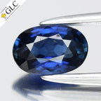 GLC CERTIFIED 0.69ct VS Oval Natural Blue Sapphire - Heated, Africa Gemstone