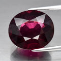 9.46ct 13.2x11.5mm Oval Natural Purplish Pink Rhodolite Garnet, Madagascar