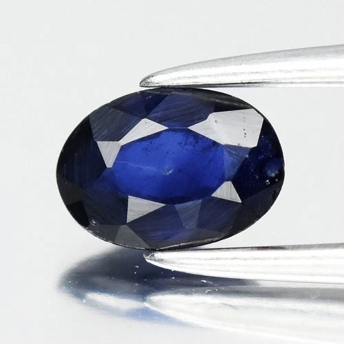 0.47ct 5.7x4mm Oval Blue Sapphire - Ceylon Gemstone