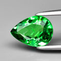 0.94ct 7.6x5.5mm Pear Natural Shocking Green Tsavorite Garnet, Tanzania