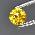 0.27ct 3.7mm VS Round Brilliant Yellow Sapphire Gemstone, Thailand