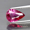 CERTIFICATE Incl.* 0.69ct VVS Pear Natural Unheated Purplish Pink Sapphire