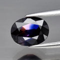 AIGS CERTIFICATE Incl* 1.32ct VS Oval Purplish Blue Sapphire MadagascarGemstone