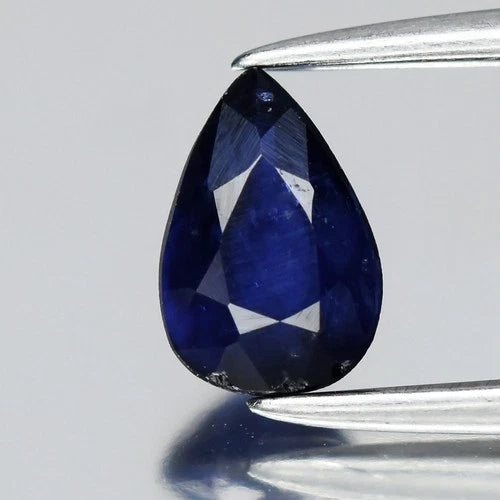 0.57ct 6x4mm Pear Blue Sapphire - Ceylon Gemstone