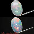 6.91ct 16.2x12mm Oval Cab Natural Play-of-Color Crystal Opal Gemstone Ethiopia