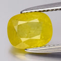 2.85ct 9x7mm Cushion Yellow Sapphire - Africa Gemstone