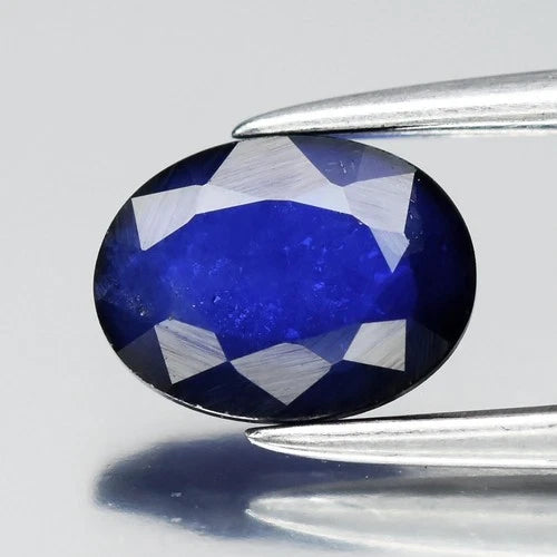 0.66ct 6.5x5mm Oval Blue Sapphire - Ceylon Gemstone