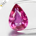 GLC CERTIFIED 0.95ct Pear Natural Pink Sapphire - Unheated Mozambique Gemstone