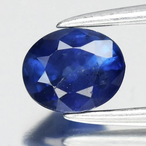0.52ct 5x4mm Oval Deep Blue Sapphire - Ceylon Gemstone