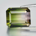 IF Clean 2.49ct 7.5x6.3mm Octagon Natural Watermelon Tourmaline - Unheated Gem