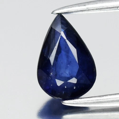 0.75ct 7x4.5mm Pear Blue Sapphire - Ceylon Gemstone