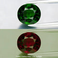 1.08ct 6.5x5.8mm IF Cushion Natural Green Chrome Tourmaline - Unheated, Gem