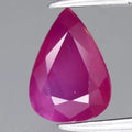 1.26ct 7.5x5.5mm Pear Natural Unheated Purplish Pink Sapphire, Mozambique