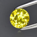 0.29ct 4mm VS Round Brilliant Yellow Sapphire Gemstone, Thailand