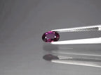CERTIFICATE Incl.* 0.81ct VS Oval Unheated Purple Red Natural Ruby, Thailand - Video 1 of 1