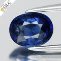 GLC CERTIFIED 0.83ct VS Oval Natural Blue Sapphire - Heated, Africa Gemstone