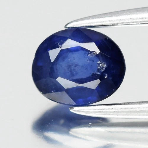 0.51ct 5x4mm Oval Blue Sapphire - Ceylon Gemstone