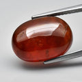10.35ct 14.8x10.4mm Oval Cabochon Natural Orange Hessonite Garnet, Africa
