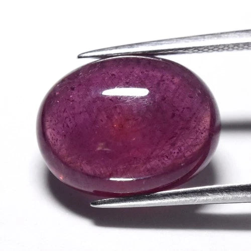 11.67ct Oval Cabochon Natural Pinkish Purple Rhodolite Garnet - Gemstone