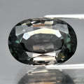 9.03ct 15.5x11.2mm VVS Oval Natural Unheated Green & Purple Tourmaline