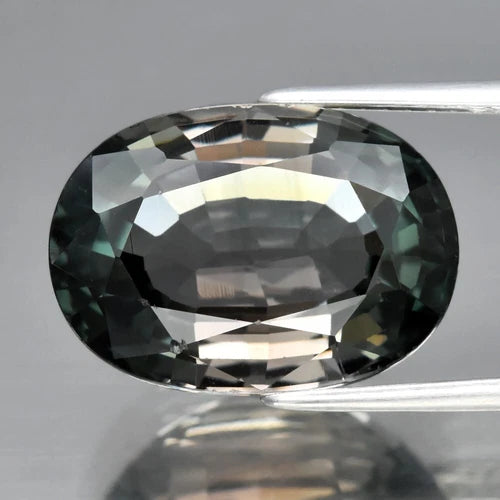 9.03ct 15.5x11.2mm VVS Oval Natural Unheated Green & Purple Tourmaline