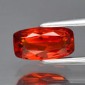 Ravishing! 1.08ct 7.8x4.3mm VS Long Cushion Natural Reddish Orange Sapphire