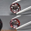 CERTIFICATE Incl.*0.90ct VS Oval Natural Unheated Color Change Garnet Madagascar