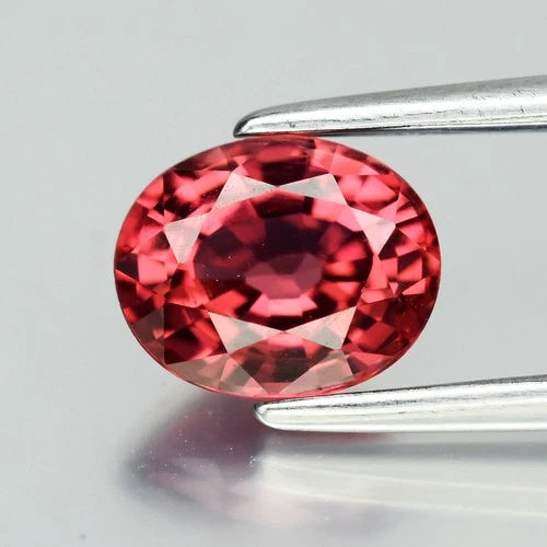 1.26ct 7x5.7mm VVS Oval Natural Purplish Pink Spinel - Burma Gemstone
