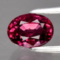 0.78ct 5.8x4.3mm Oval Natural Purplish Pink Sapphire Unheated Mozambique