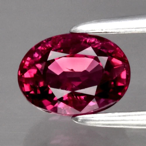 0.78ct 5.8x4.3mm Oval Natural Purplish Pink Sapphire Unheated Mozambique