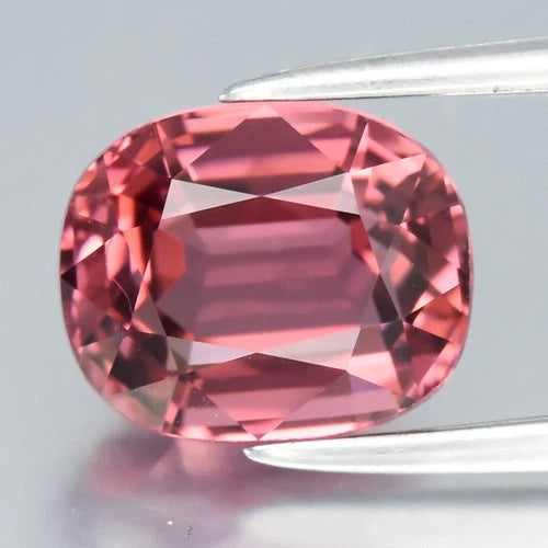 1.82ct IF Cushion Natural Imperial Rose Pink Tourmaline - Unheated Africa Gem