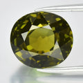 3.11ct VVS Oval Natural Yellowish Green Tourmaline - Unheated, Mozambique Gem