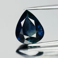 3.70ct 10.3x8.5mm Pear Natural Green Blue Sapphire - Heated, Australia Gem