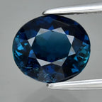 CERTIFICATE Incl.*1.48ct VS Oval Natural Greenish Blue Indicolite Tourmaline