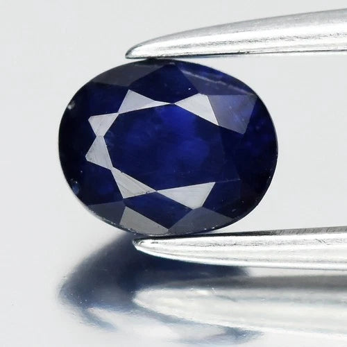 0.56ct 5x4mm Oval Medium Blue Sapphire - Ceylon Gemstone