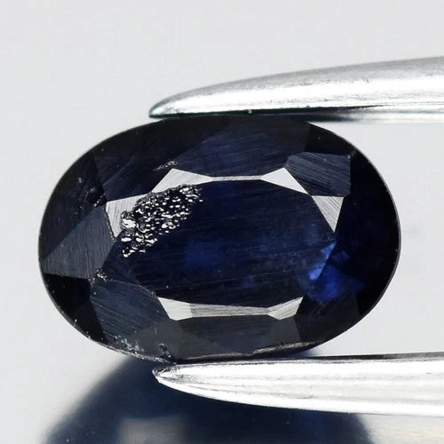 0.82ct 5.8x4mm Oval Blue Sapphire - Ceylon Gemstone