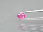 CERTIFICATE Incl.* 0.49ct Oval Natural Unheated Purple-Red Ruby, Gemstone - Video 1 of 1