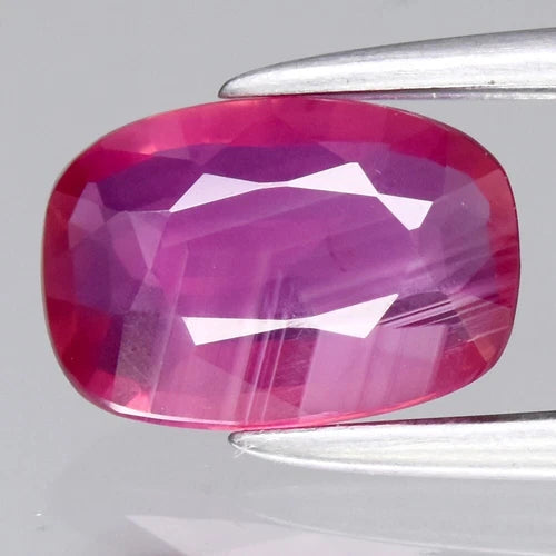 0.86ct 7x5mm Cushion Natural Unheated Purplish Pink Sapphire, Mozambique