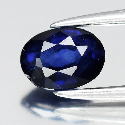 0.66ct 5.8x4.3mm Oval Blue Sapphire - Ceylon Gemstone