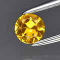 0.29ct 4mm VS Round Brilliant Yellow Sapphire Gemstone, Thailand