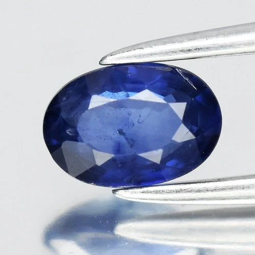 0.58ct 5.8x4mm Oval Blue Sapphire - Ceylon Gemstone
