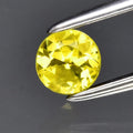 0.31ct 4mm VS Round Brilliant Yellow Sapphire Gemstone, Thailand