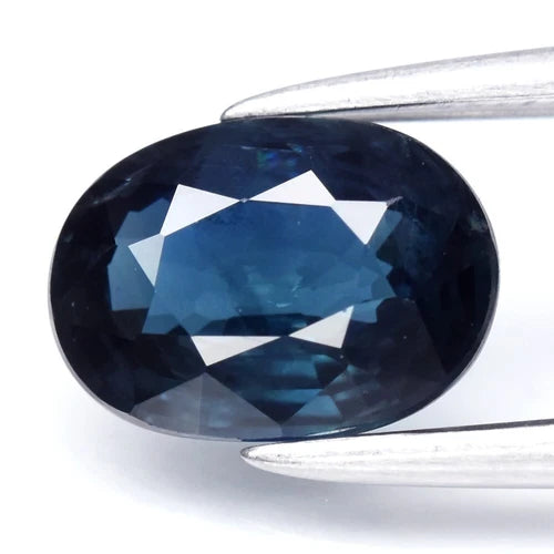 1.06ct 7x5mm Oval Blue Sapphire - Unheated, Mozambique Gem