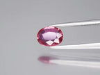 CERTIFICATE Incl.* 1.02ct Oval Natural Unheated Purplish Red Ruby, Mozambique - Video 1 of 1