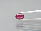 CERTIFICATE Incl.* 0.62ct Oval Red Ruby Gemstone Mozambique *Heated - Video 1 of 1